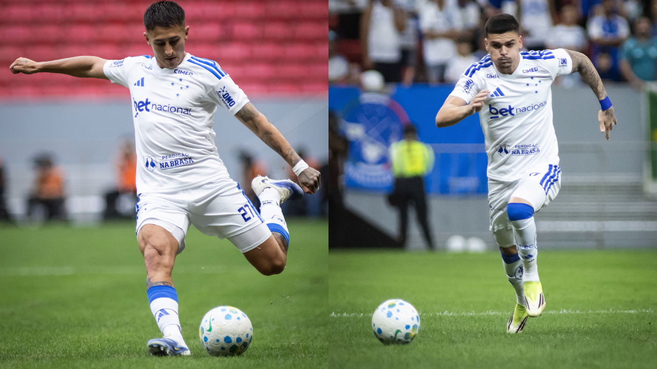Gabriel Pec e Gabriel Rojas estão liberados para estrear pelo Cruzeiro em competições nacionais