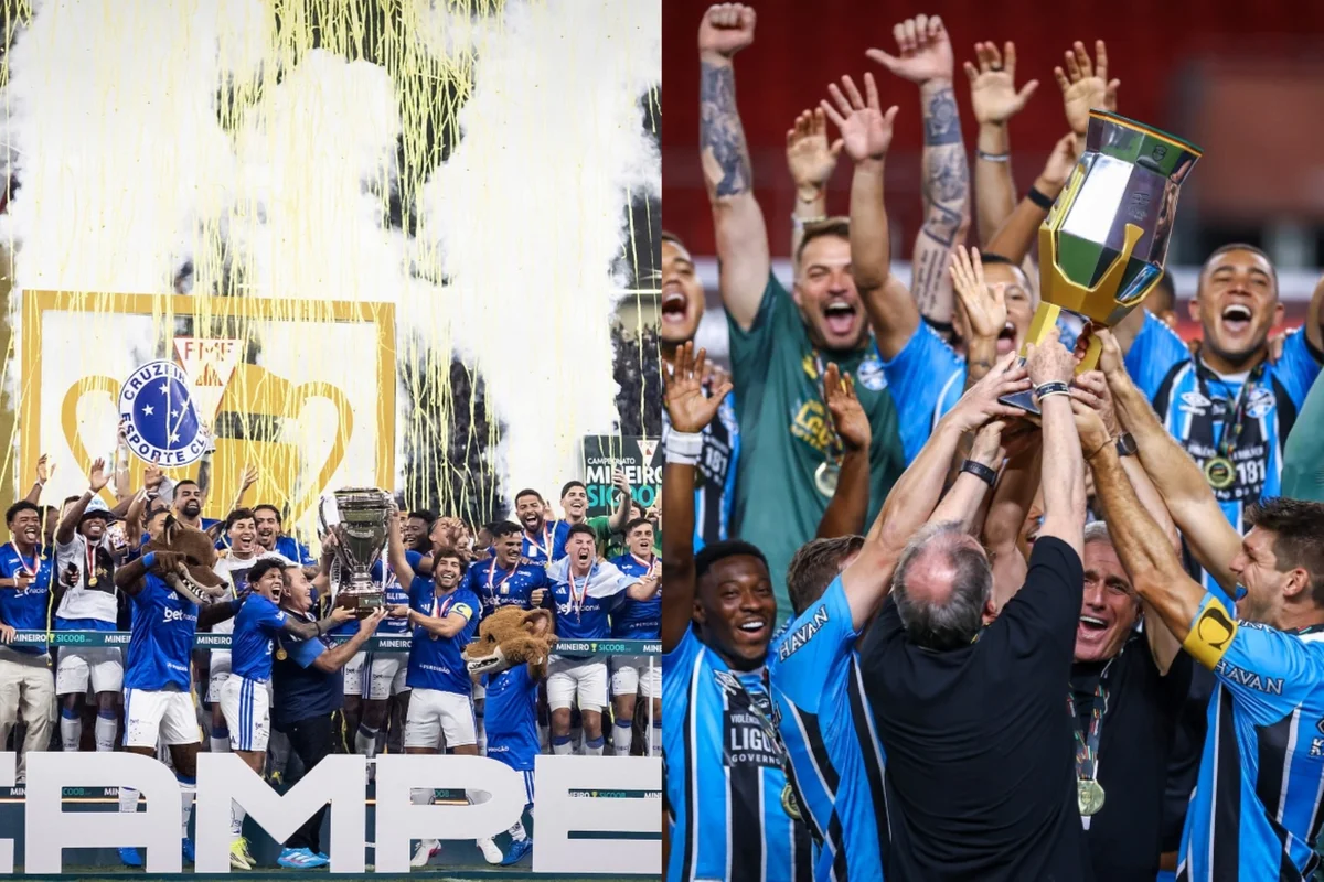 Cruzeiro e Grêmio se enfrentam em amistoso eletrizante na Arena Mané Garrincha