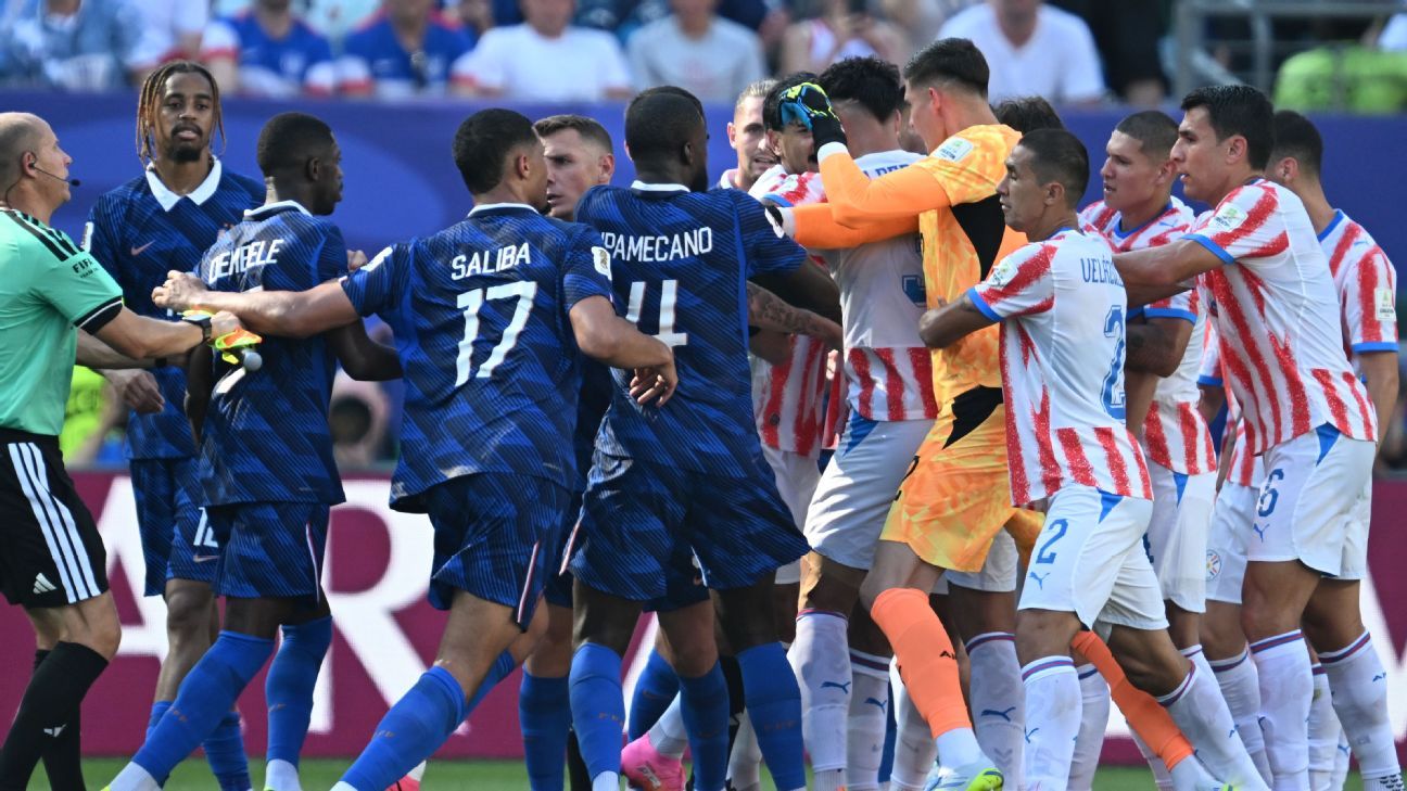 França e Paraguai duelam sob calor intenso em partida histórica na Filadélfia