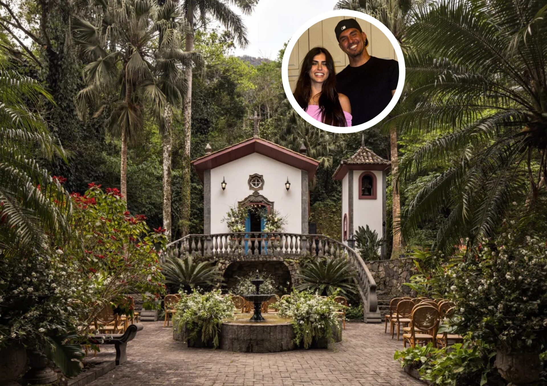 Gabriel Medina e Isabella Arantes oficializam união em casamento surpresa