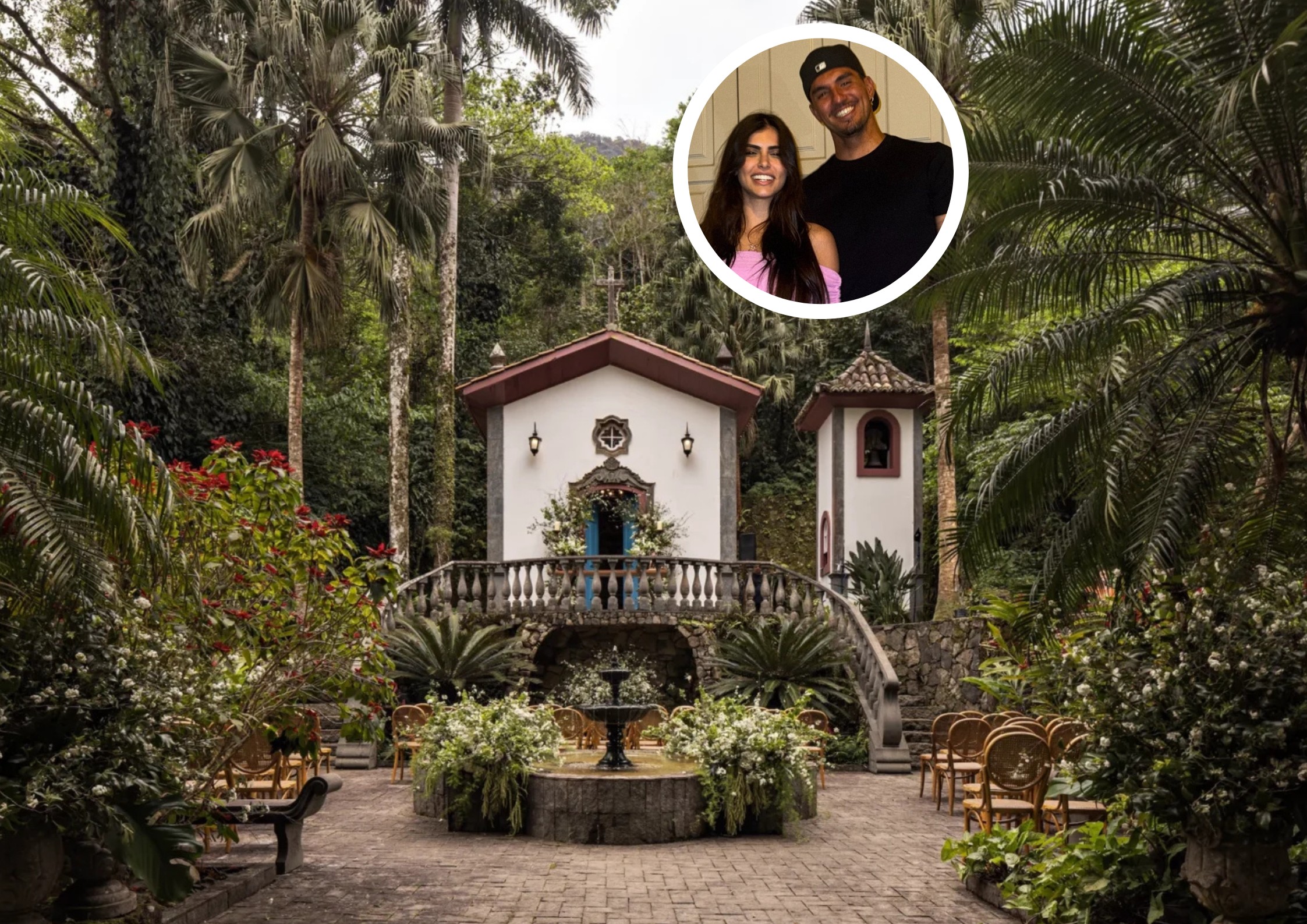 Gabriel Medina e Isabella Arantes oficializam união em casamento surpresa