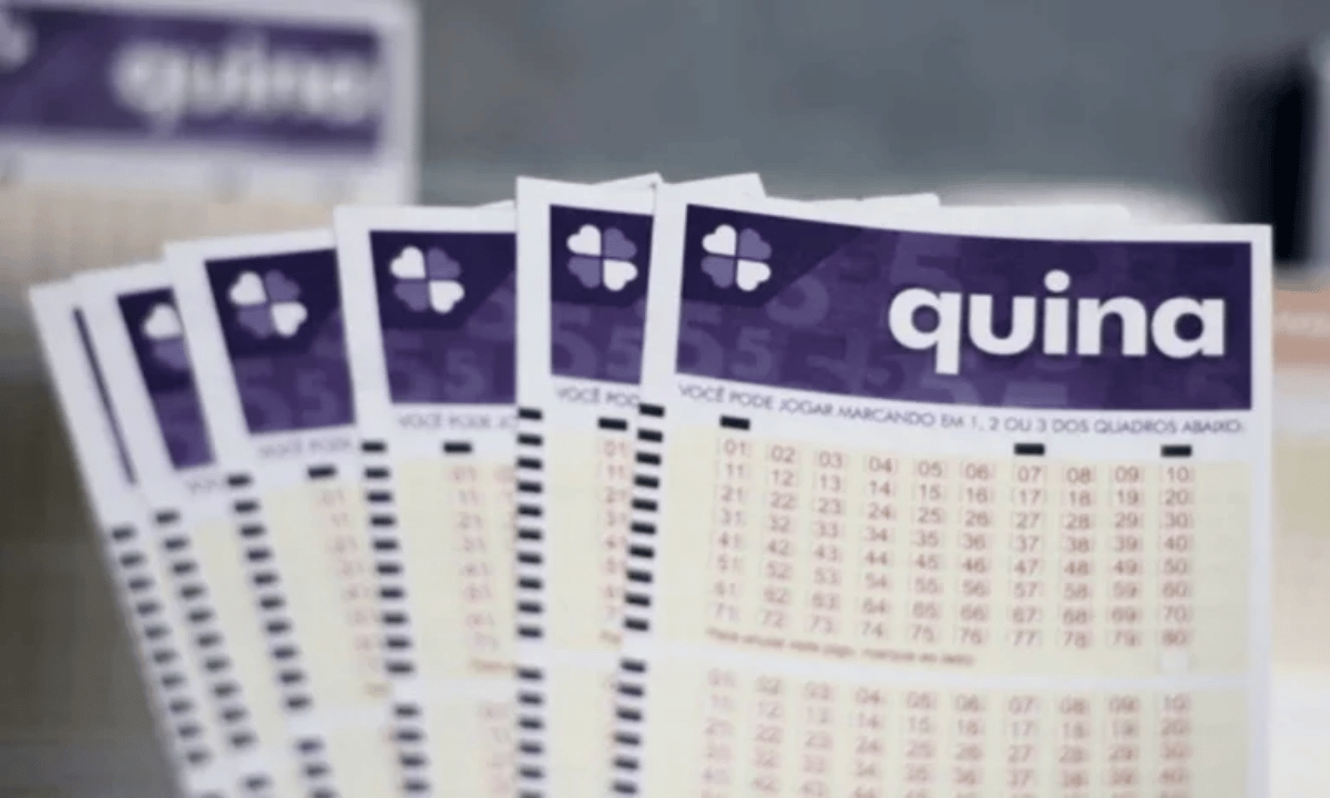 Quina sorteia números e prêmio de R$ 7,5 milhões agita loteria nesta segunda