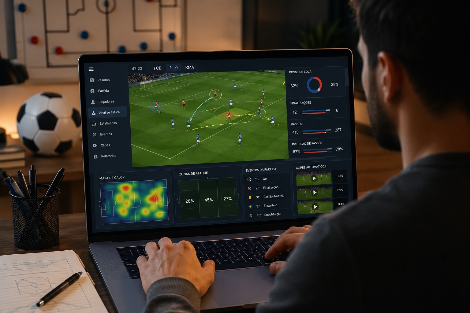 Como a inteligência artificial está revolucionando a análise do futebol em 2026