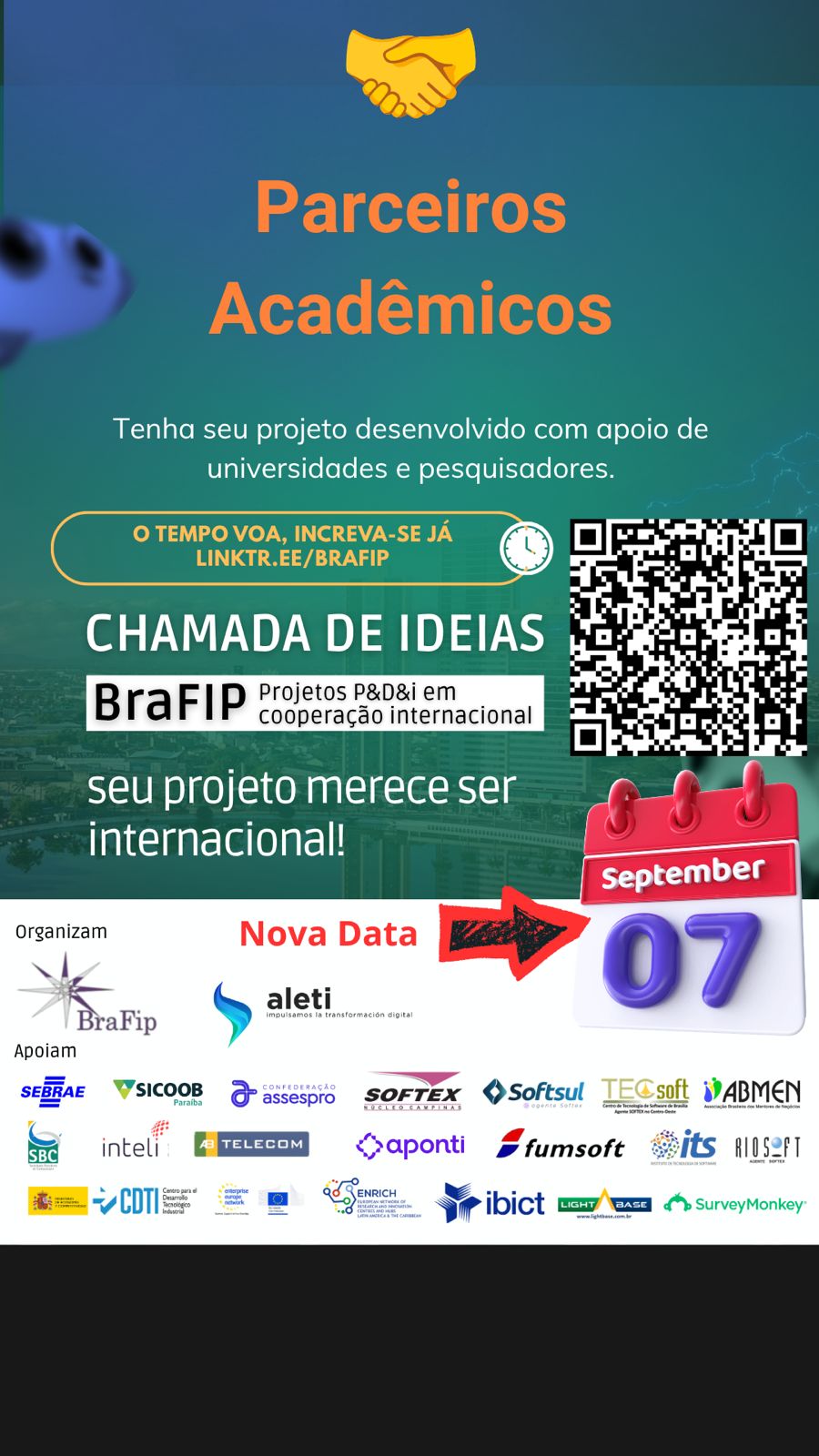Prazo prorrogado: até 7 de setembro para enviar ideias inovadoras na BraFIP – imagem do artigo