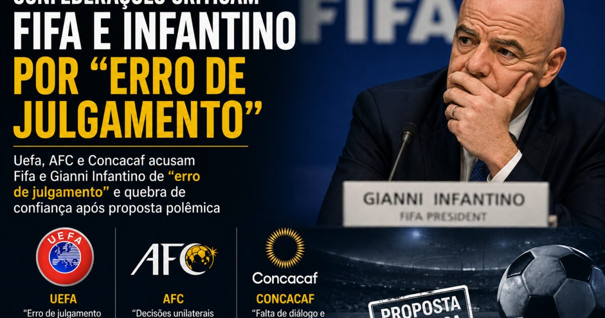 UEFA, AFC e Concacaf anunciam união inédita para reformular o futebol continental