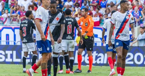 CBF libera áudios e vídeos do VAR no lance polêmico entre Vasco e Bahia