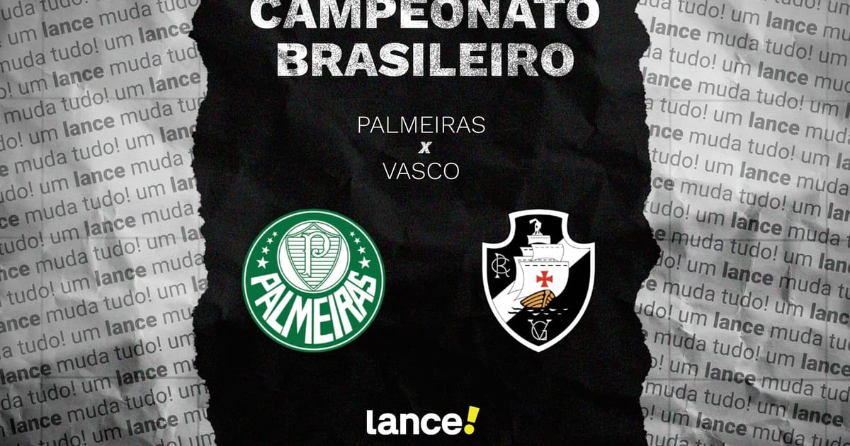 Palmeiras e Vasco se enfrentam no Brasileirão com olho na liderança e fuga do Z-4