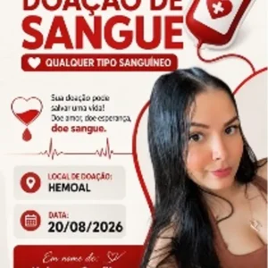 Campanha de Doação de Sangue Mobiliza Amigos e Familiares de Paciente em Maceió