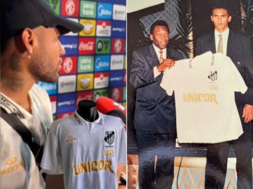Neymar resgata estilo com camisas antigas do Santos e encanta fãs com nostalgia