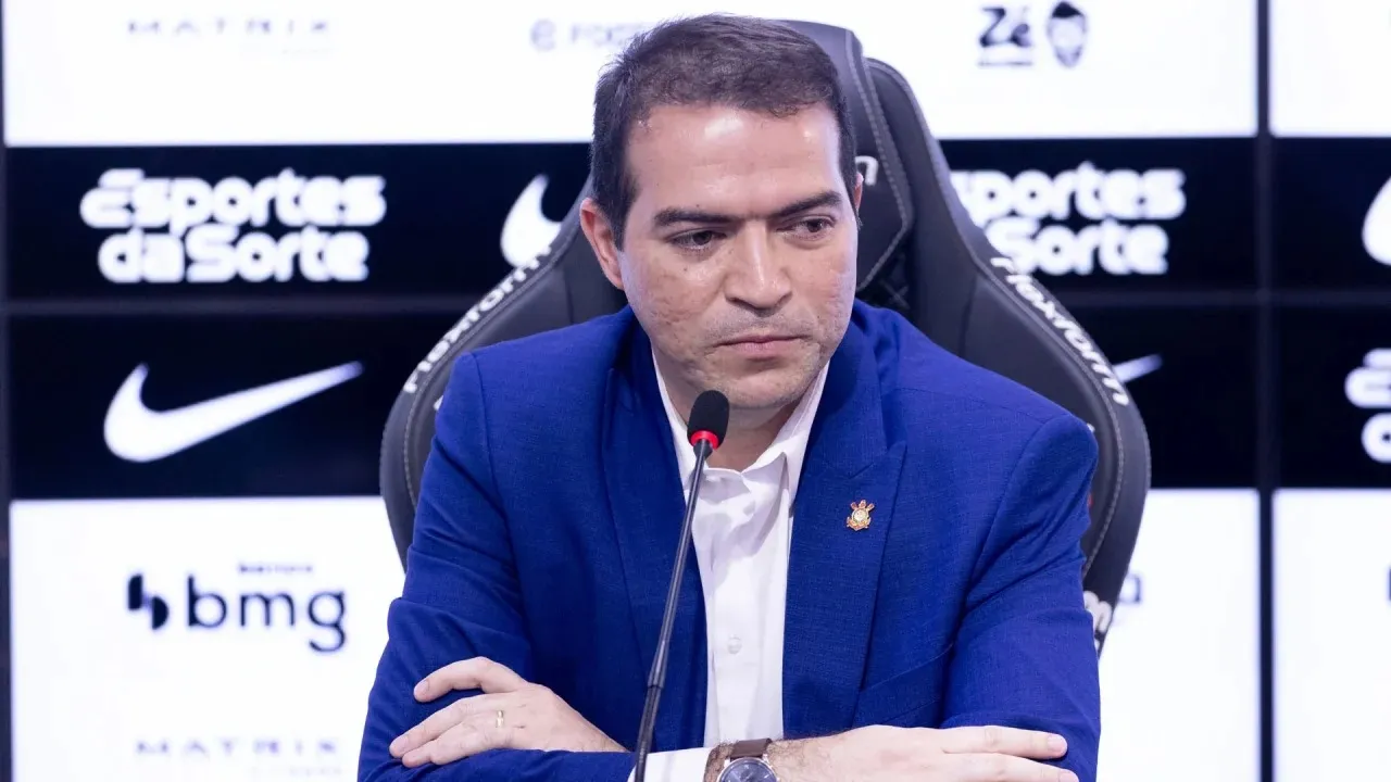 Marcelo Paz critica arbitragem após derrota do Corinthians para o Internacional na Copa do Brasil