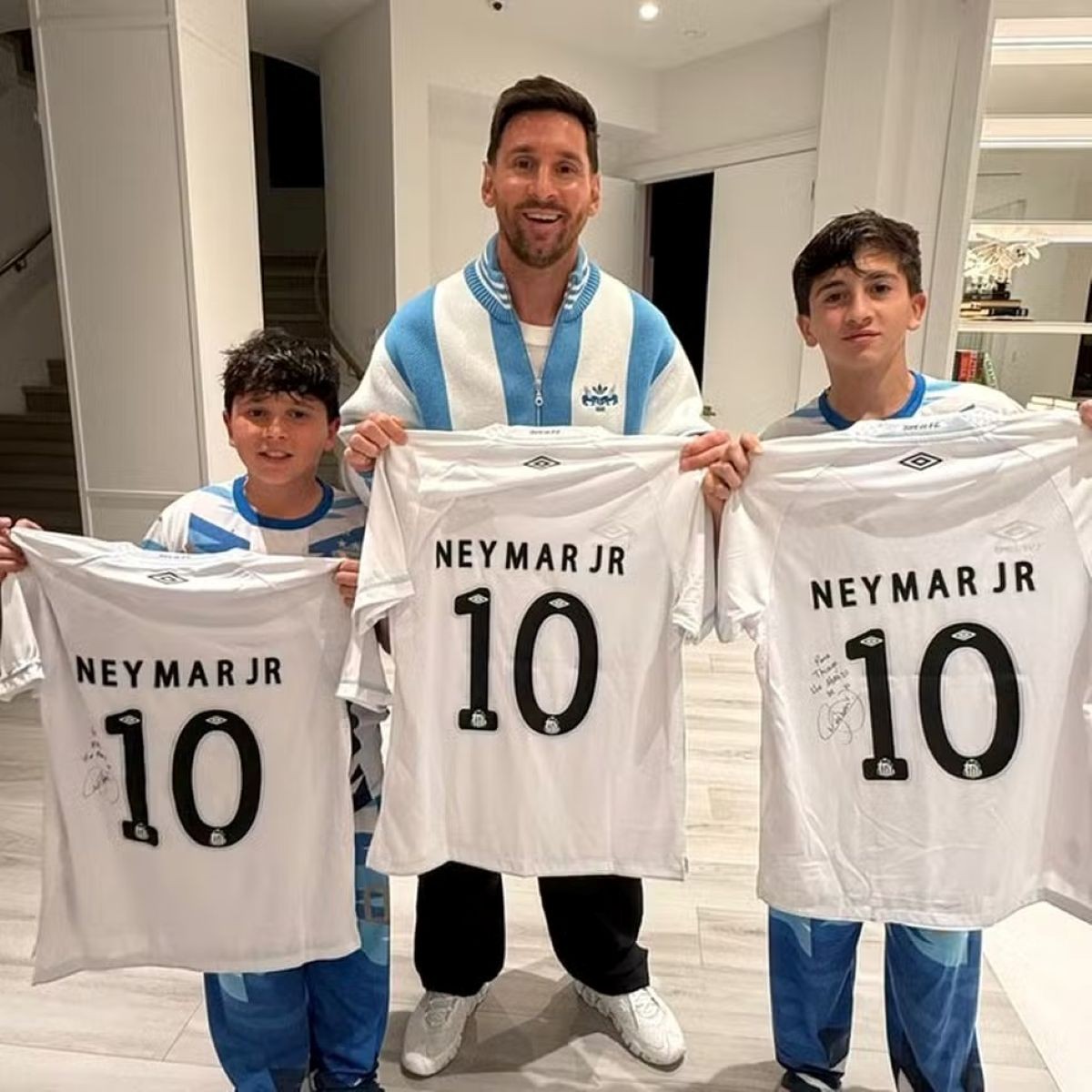 Como Santos entrou na história da família de Lionel Messi antes da fama mundial