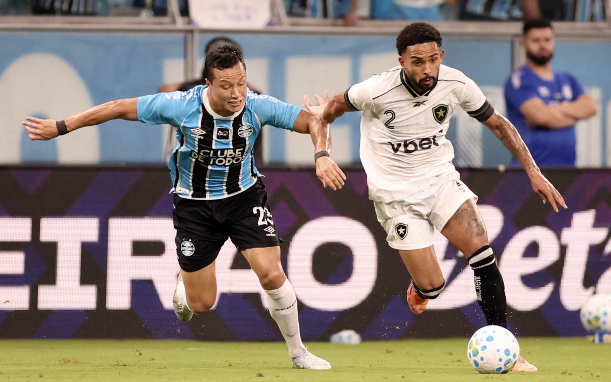 CBF marca data para jogo atrasado entre Botafogo e Grêmio pelo Brasileirão