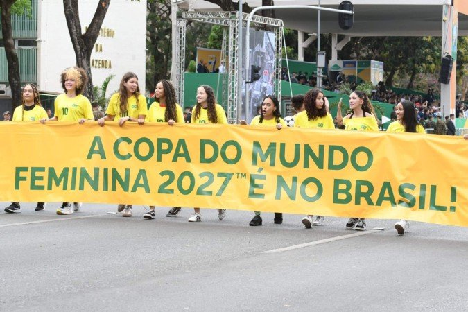 Copa do Mundo Feminina 2027 ganha destaque no desfile de 7 de Setembro em Brasília
