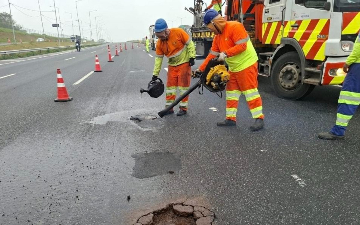 CCR RioSP intensifica reparos na Rodovia Rio-Santos para melhorar segurança dos motoristas