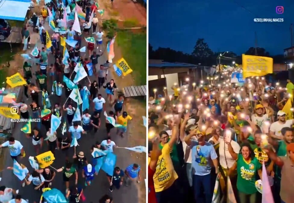 Alan Rick agita campanha no Acre com grande mobilização nas ruas
