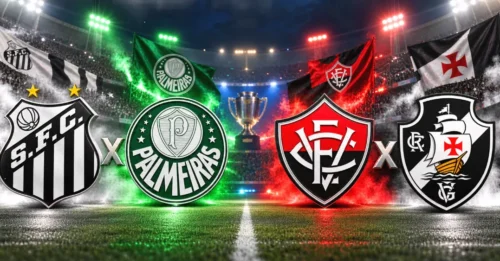 Palmeiras, Vasco, Santos e Vitória Duelam na Copa do Brasil com Tudo em Jogo