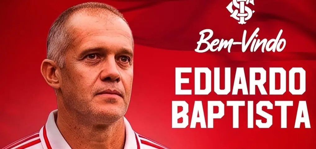 Internacional anuncia Eduardo Baptista como novo técnico para 2026