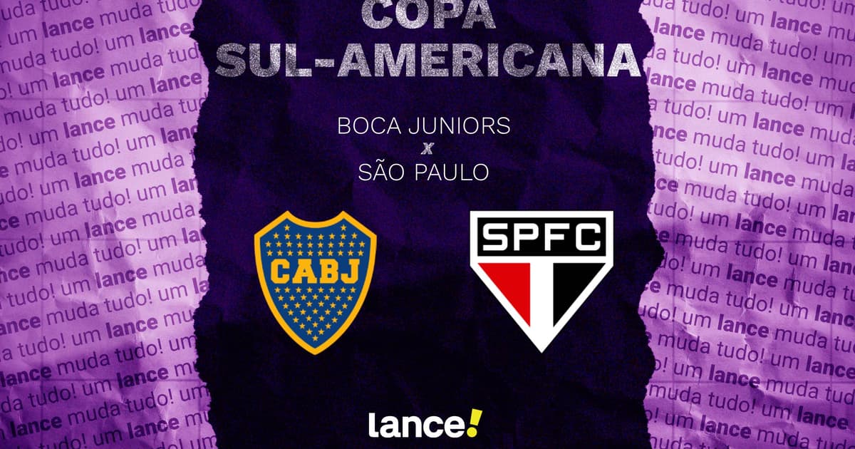 Boca Juniors e São Paulo duelam na Bombonera pelo jogo de ida das quartas da Sul-Americana