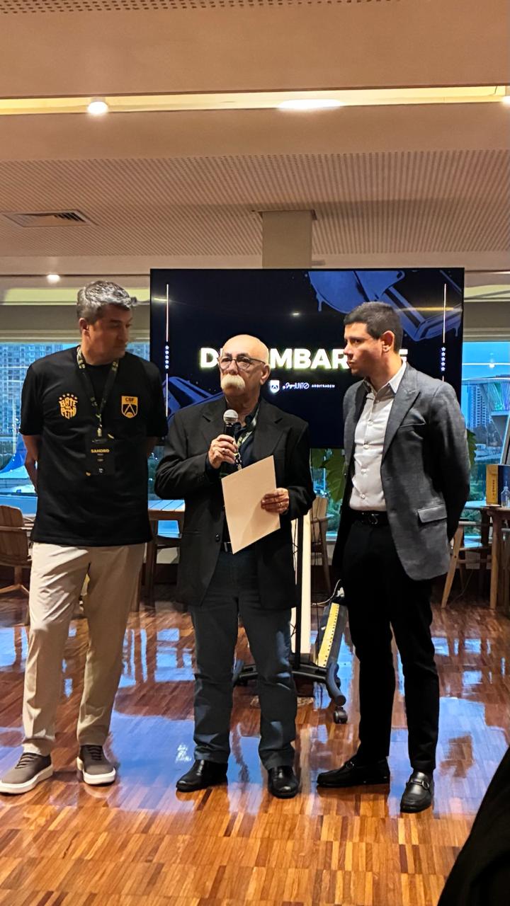 CEAF-RN marca presença em evento de arbitragem na sede da CBF no Rio de Janeiro