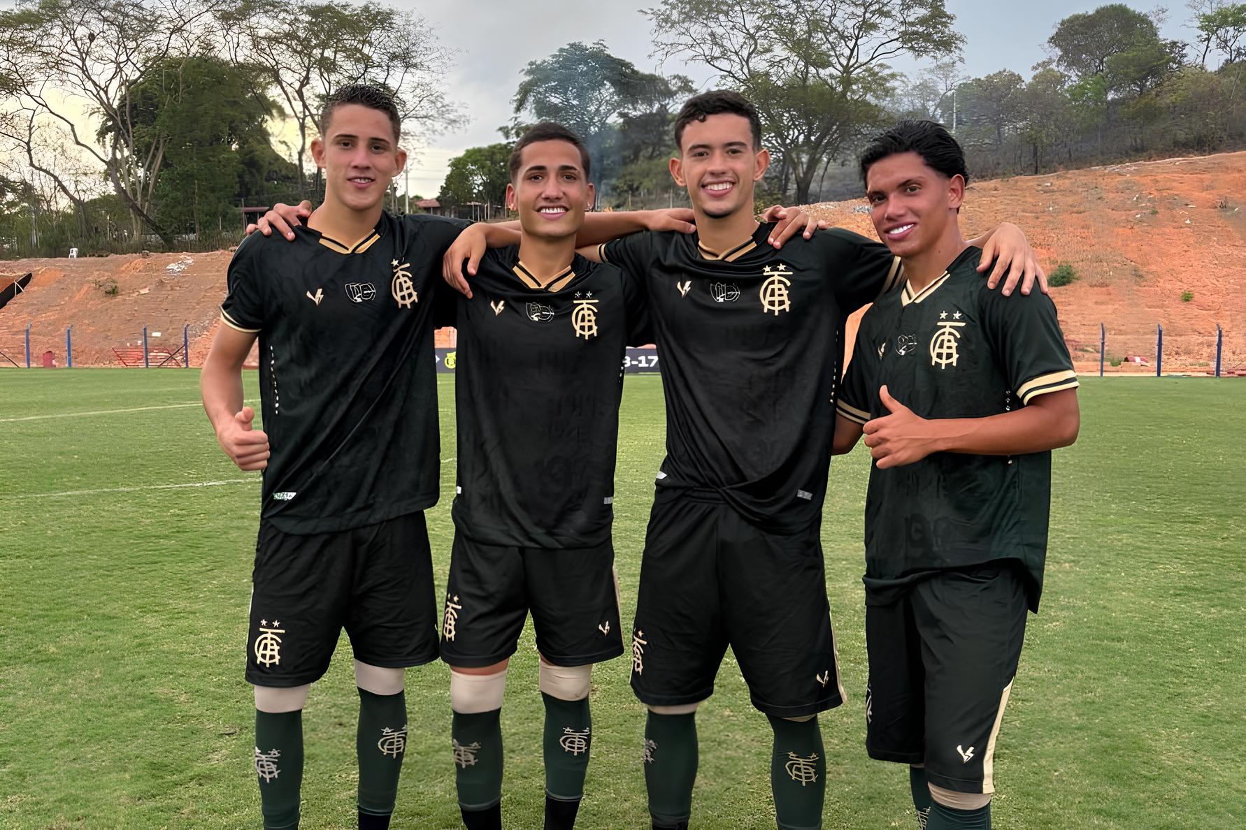 América atropela Grêmio com goleada de 4 a 0 no Brasileiro Sub-17