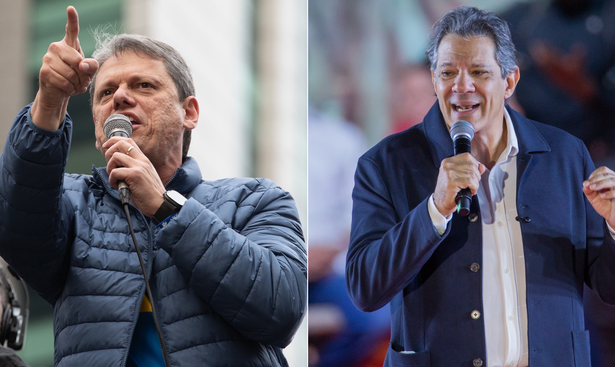 Fernando Haddad enfrenta desafio gigante contra Tarcísio em São Paulo, aponta Datafolha