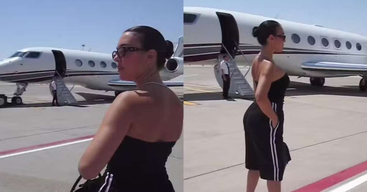 Georgina Rodríguez compartilha momento exclusivo a bordo do jatinho milionário da família de Cristiano Ronaldo