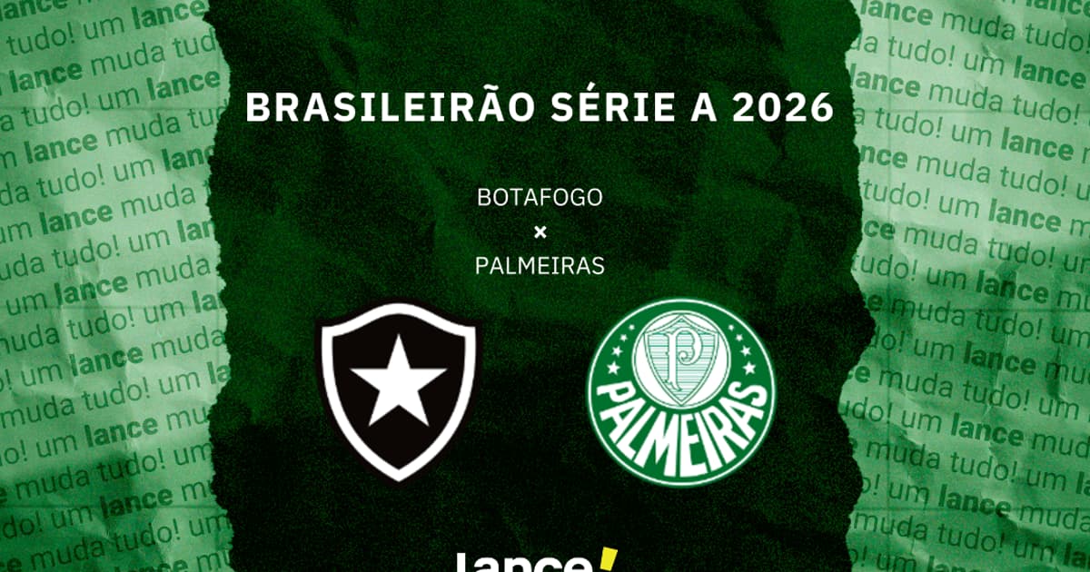 Botafogo e Palmeiras duelam no Nilton Santos em confronto decisivo pelo Brasileirão 2026