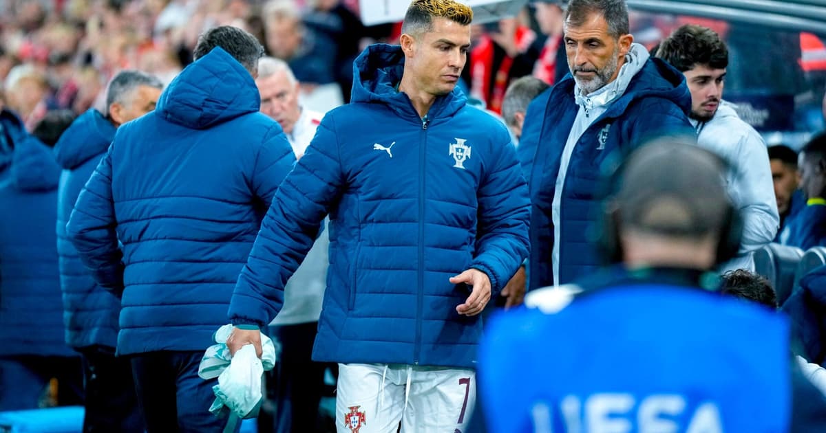 Jorge Jesus enfrenta crise após deixar Cristiano Ronaldo no banco em vitória de Portugal