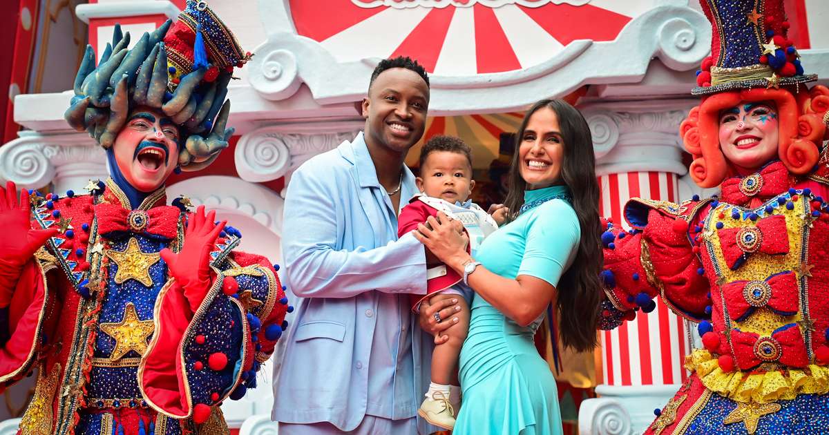 Festa de 1 ano de Bento, filho de Thiaguinho e Carol Peixinho, reúne 500 convidados em São Paulo