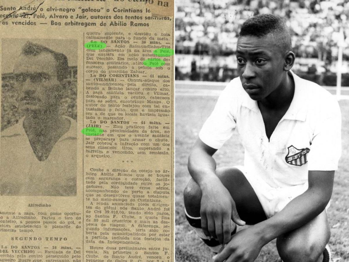 Como Pelé conquistou o Santos aos 15 anos no Dia da Independência do Brasil