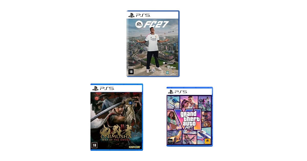 PS5: Confira as melhores ofertas da Amazon para jogos imperdíveis em 2026