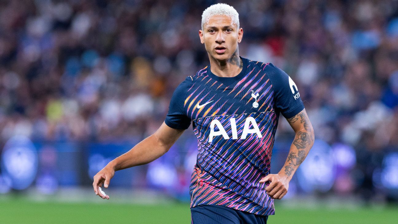 Richarlison no limbo: situação no Tottenham gera dúvidas sobre futuro do atacante