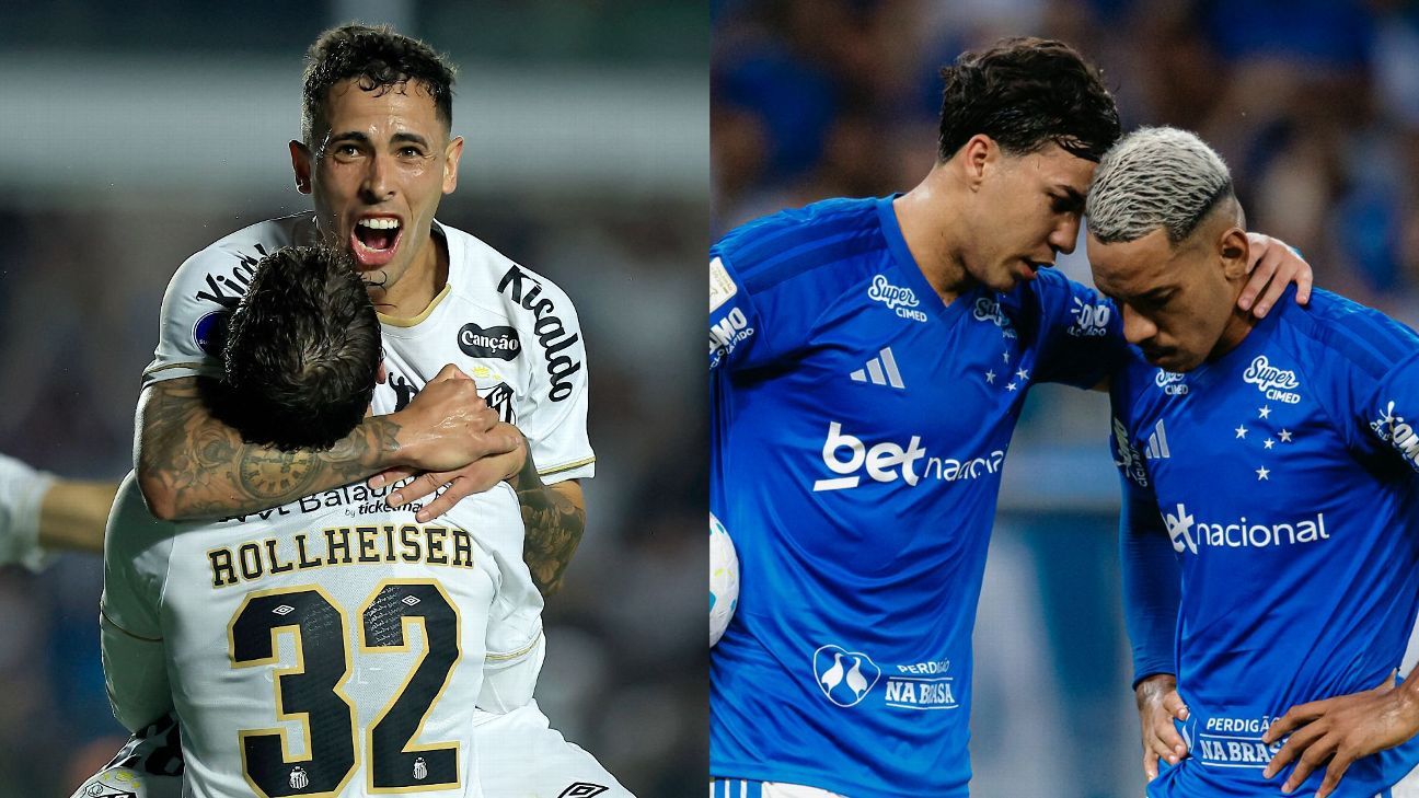 Santos e Cruzeiro se enfrentam na Vila Belmiro em duelo decisivo pelo Brasileirão