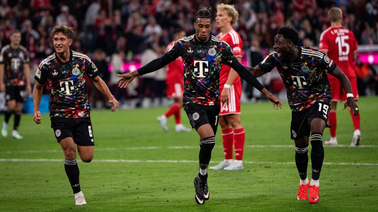 Bayern de Munique atropela Union Berlin e assume liderança do Campeonato Alemão
