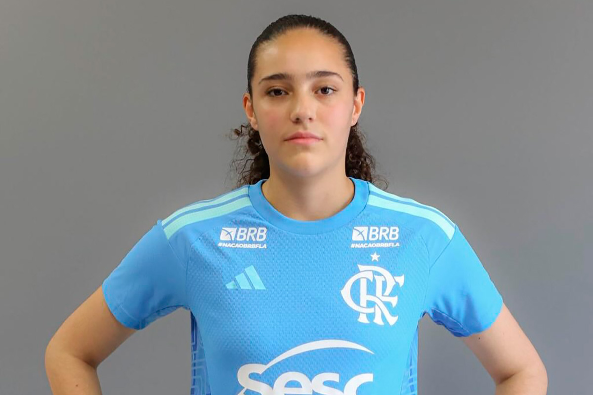 Maria Fernanda, goleira de Juiz de Fora, é destaque nas categorias de base do Flamengo