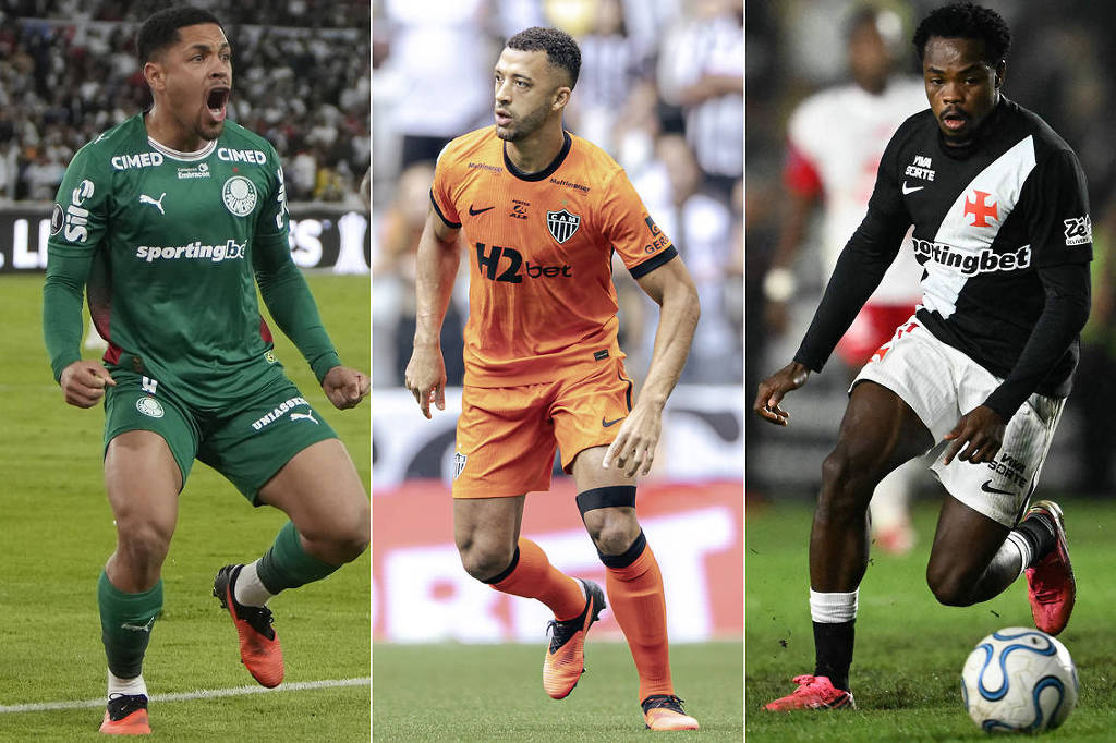 Palmeiras, Atlético-MG e Vasco enfrentam série intensa de jogos decisivos em julho