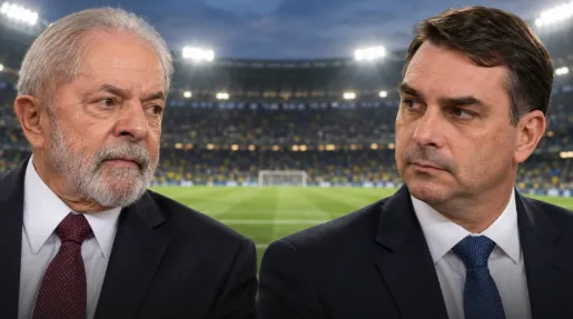 Futebol e apostas online: o embate entre Lula e Flávio Bolsonaro esquenta o debate