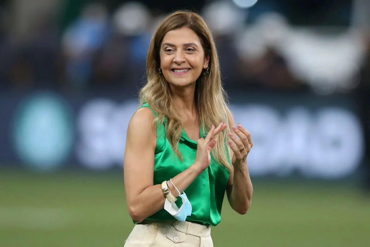 Leila Pereira celebra vaga do Palmeiras na final da Libertadores com meme que bomba nas redes