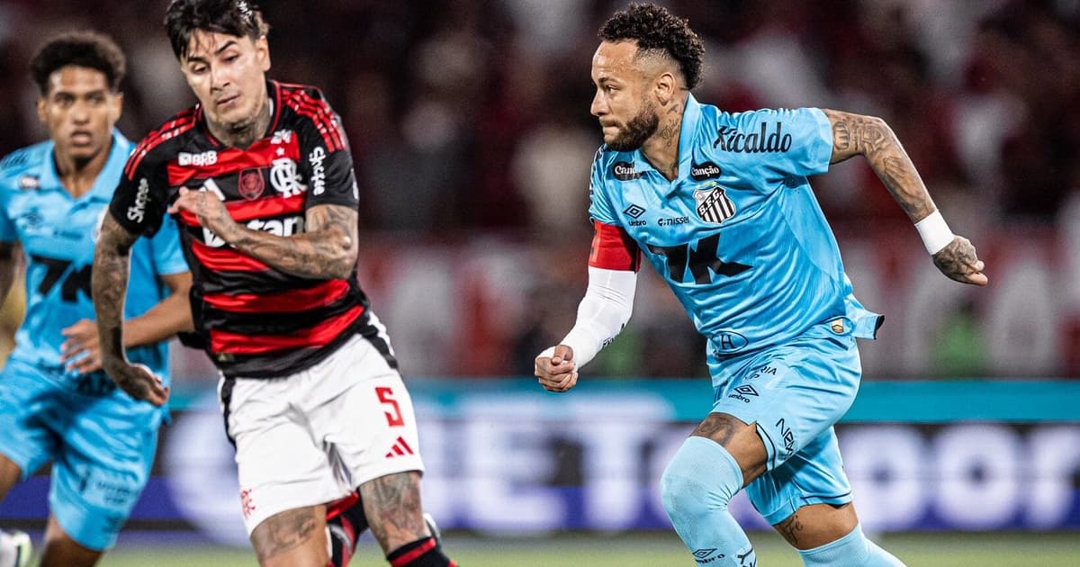 Neymar está pronto para brilhar no clássico Santos x Flamengo pela Série A