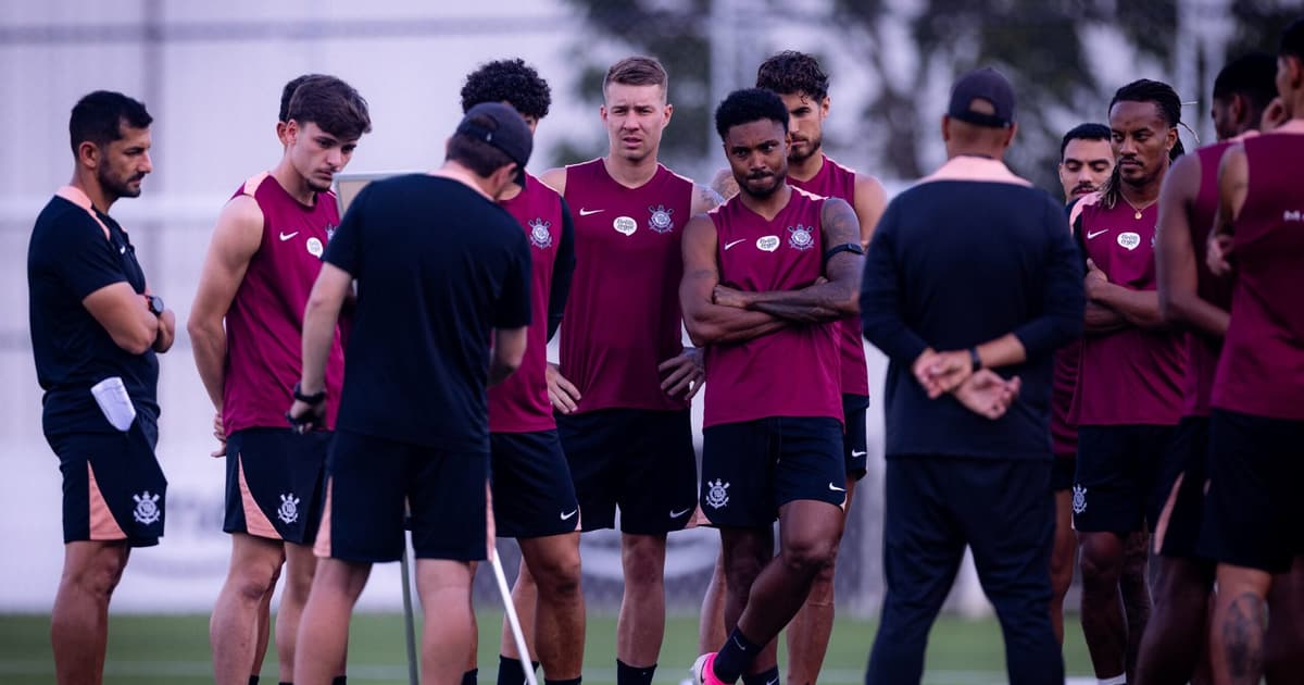 Corinthians já treina firme para o clássico contra Palmeiras pelo Brasileirão – imagem do artigo