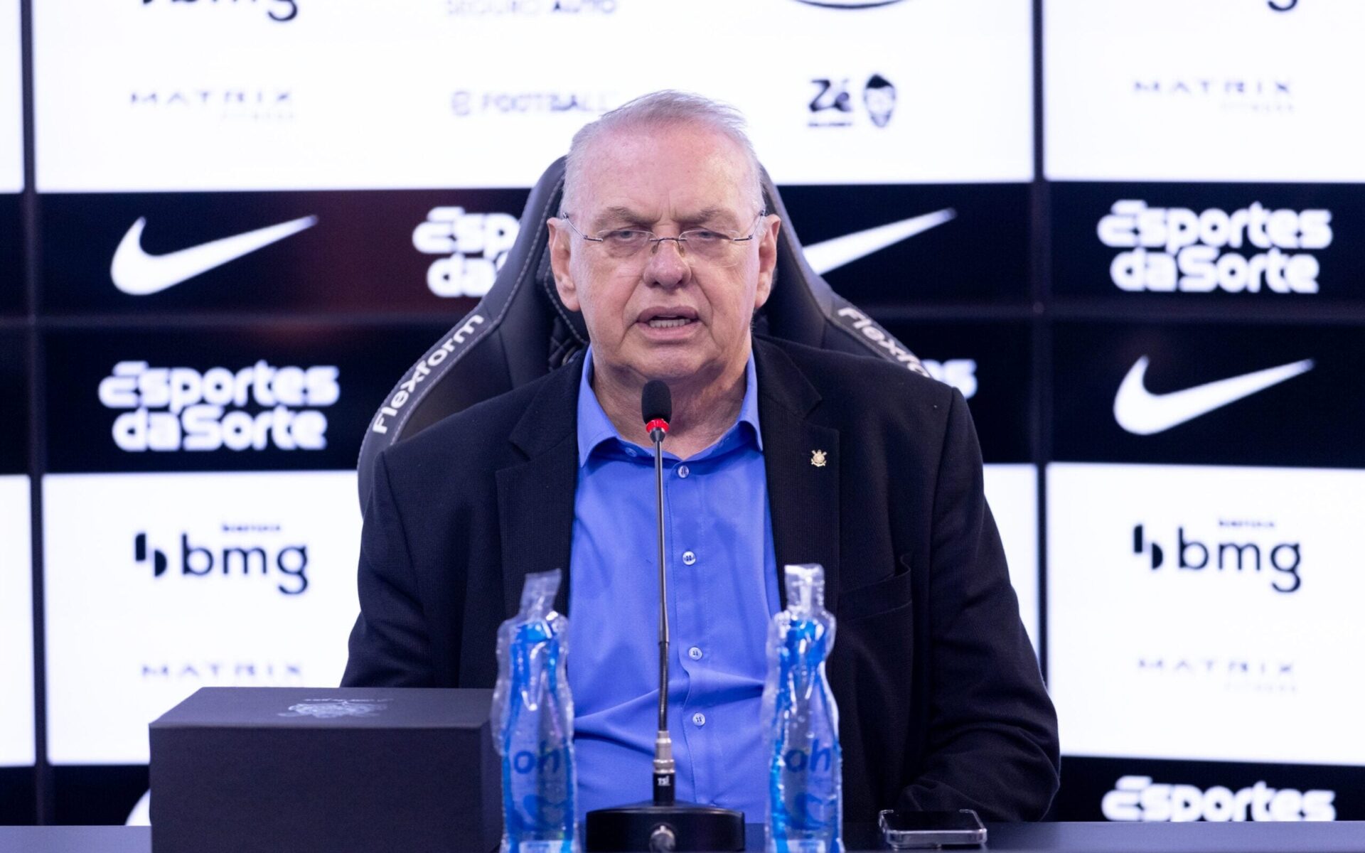 Crise no Corinthians: presidente Osmar Stabile assume comando do futebol para reestruturar o clube