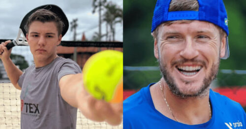 André Caetano e André Baran representam Brusque na Copa do Mundo de Beach Tennis 2026