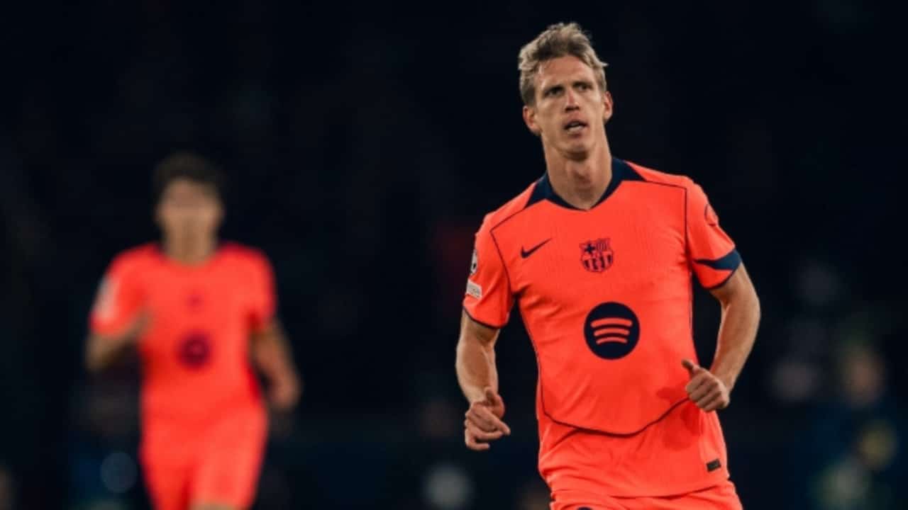 Dani Olmo se lesiona em jogo contra PSG e preocupa Barcelona na Champions