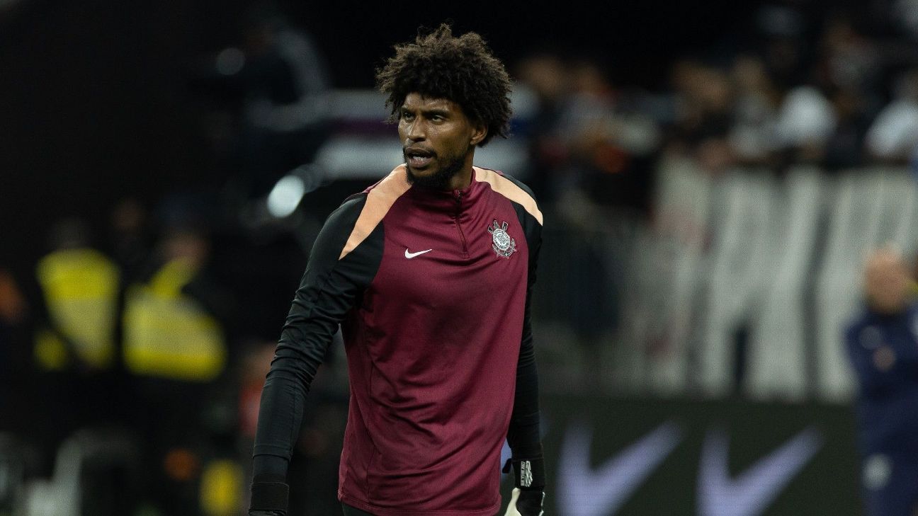 Hugo Souza admite pressão no Corinthians após nove jogos sem vitória no Brasileirão