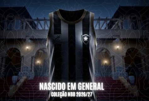 Botafogo revela novo uniforme e elenco para temporada 2026/2027 do NBB