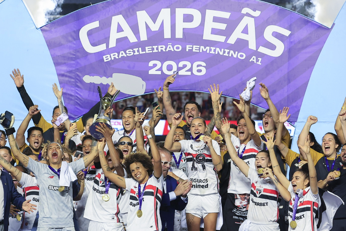 Corinthians é campeão brasileiro feminino de 2026 e amplia domínio no futebol nacional