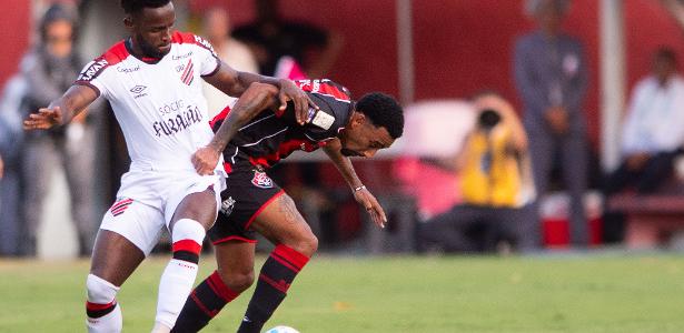 Vitória e Athletico-PR ficam no empate com jogo tenso no Barradão